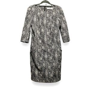MM Lafleur Etsuko Dress Crackle Pattern